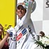 Andy Schleck in the white jersey at the Tour de France 2008